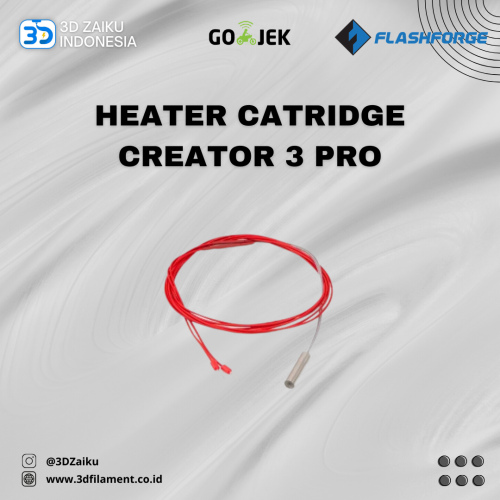 Flashforge Creator 3 Pro Heater Catridge Heating Rod